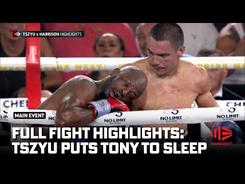 Full fight highlights: Tim Tszyu puts Tony Harrison to SLEEP! | Mainevent | Fox Sports | Boxing