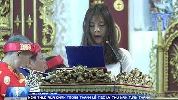 Nghi Thức Rửa Chân Trong Thánh lễ Tiệc Ly Thứ Năm Tuần Thánh