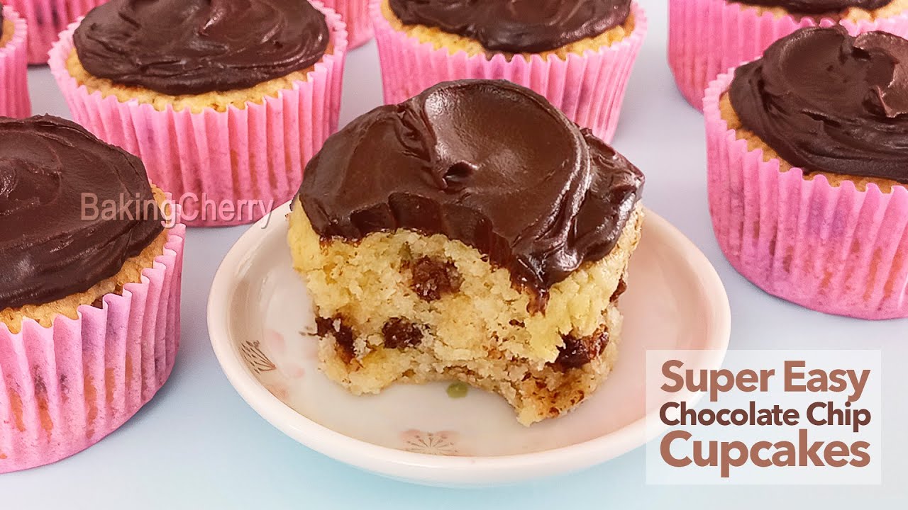 You Won't Believe How Easy These Chocolate Chip Cupcakes Are! Baking