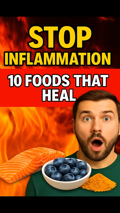 10 Foods That Stop Inflammation & Pain (Okinawans Live Past 100) #Shorts