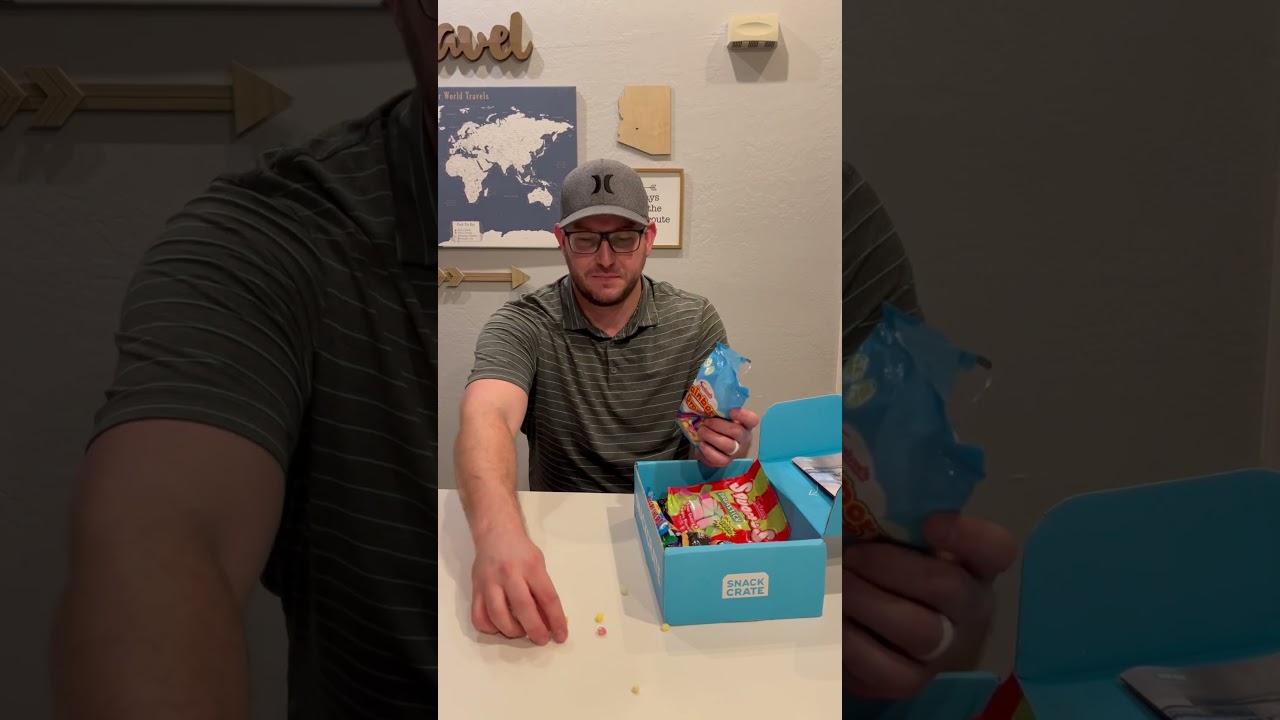 Chris tries Snack Crate, UK Crate- Swizzles Rainbow Drops 