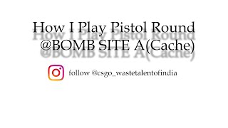 USP 4 kills - HOW TO PLAY @ BOMB SITE A (Cache)