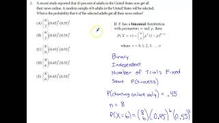 AP Statistics Bluebook Test Preview Multiple Choice #2