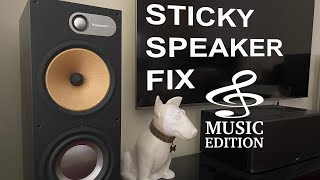 Sticky B&W Speakers (Music addition).