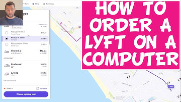 How to Order a Lyft Ride on a Computer