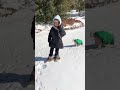 When the south gets 2 inches of snow! ❄️🥴#snowday #funny #scarlettandtiania