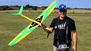 Zulu Full Gfk Rc Glider Hotliner Flight Demonstration Airfield Vehlefanz Germany