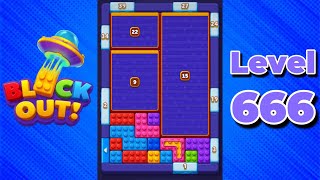 Block Out! Level 666 Solution Walkthrough 