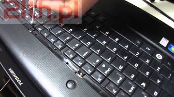 How to replace a Keyboard in laptop Toshiba Satellite C660, remove keyboard, replacement