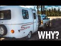 Why we chose to live in a 13ft scamp trailer