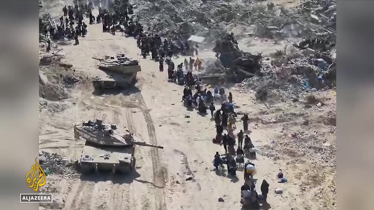 القوات الإسرائيلية تطرد الفلسطينيين من شمال قطاع غزة