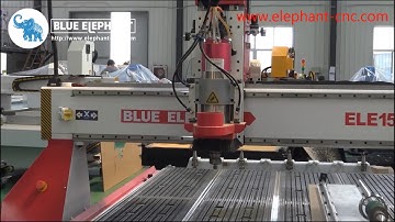 BLUE ELEPHANT CNC 1530 water cooling spindle 4 axis wood router machine for carving and cutting