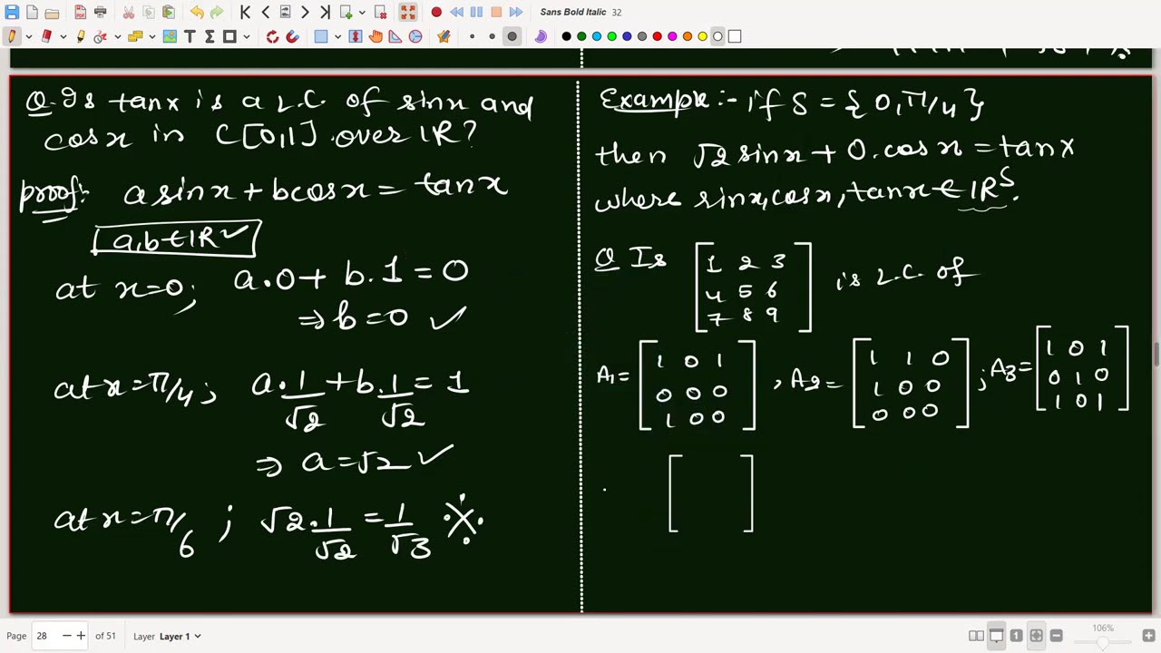 Linear Algebra Lec-4.1(Basis and Dimension)