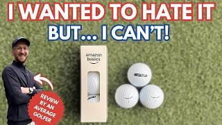 AMAZON BASICS GOLF BALL: I Wanted To Hate It BUT I Can't! Review by an Average Golfer