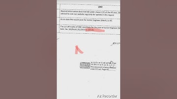 NHPC LATEST RTI REPLY 2025 #nhpc #nhpcje #nhpcrecruitment