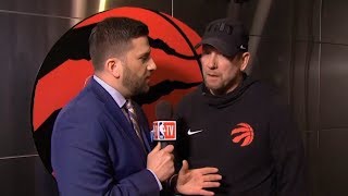 Nick Nurse react to 1 win away from 1st NBA championship for Raptors | NBA GameTime