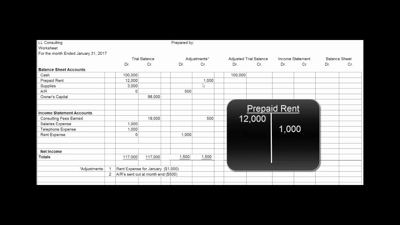 A Simple 10-Column Worksheet - YouTube