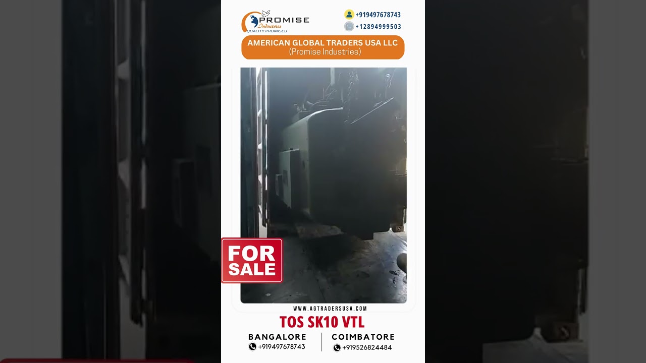 TOS SK10 VTL is for sale I Promise Industries USA