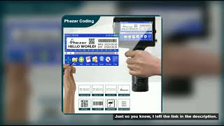 Phezer P15 QR Bar Batch Code Date Number Logo Expiry Date Label Printer 12.7mm Handheld Inkjet Print