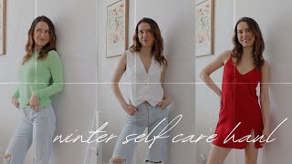 SELF CARE TRY ON HAUL! 75 soft items, Anthropologie, staple pieces for my closet 🧖🏻☁️🎧🤍 screenshot 4