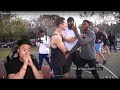 THEY WERE ABOUT TO FIGHT! REACTING TO TRASH TALKING 5V5 BASKETBALL IN FLORIDA!