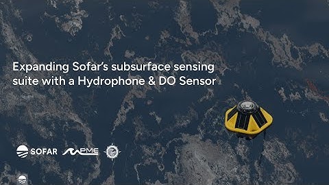 Webinar: Expanding Spotter’s subsurface sensing suite with a Hydrophone and Dissolved Oxygen Sensor