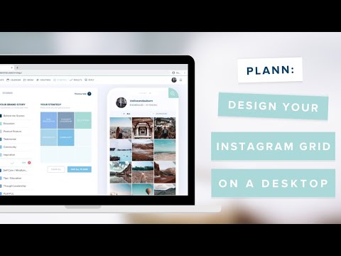 Plann: Design your Instagram Grid on a Desktop