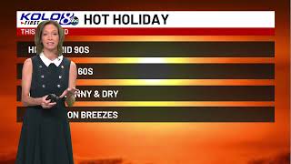 Temps heating back up after brief cool down