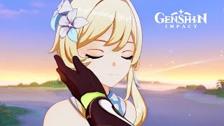 Aether and Lumine reunite | Genshin Impact Archon Quest 4.7 JP Dub