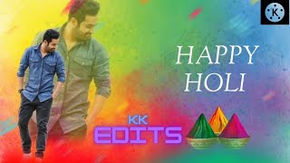 Holi special editing vedio🥳  in kinemaster in Telugu || 2022  #rrr #jrNTR🔥 #holispecial #public screenshot 4