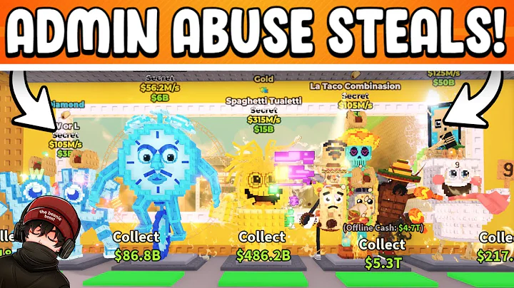 I STOLE MY BEST LOOT DURING ADMIN ABUSE WITH "BEANIE METHOD!!" | STEAL A BRAINROT