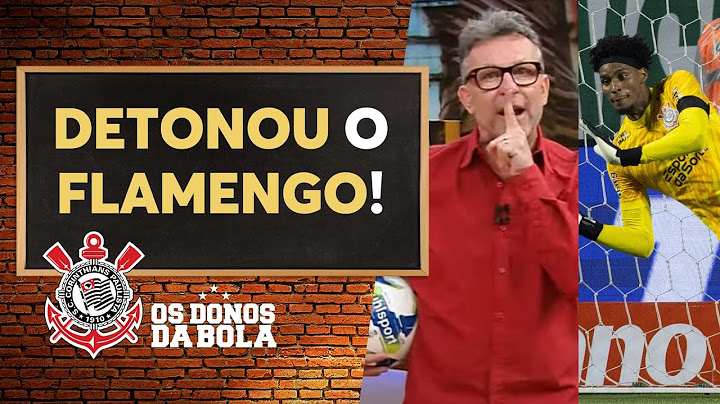 Neto detona Flamengo por perder Hugo Souza para o Corinthians