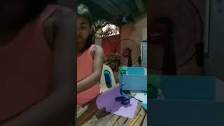 Reign Creating Her Water Cycle Diorama | Performance Task