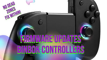 Lets Update BINBOK / DOYOKY Nintendo Switch Controllers. (UPDATE + Dead Zone FIX!)