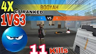 4X 1V3 CLUTCHES IN CS RANKED 🔥 11 KILLS | INTENSE GAMEPLAY [NO VOICE]