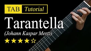 (Mertz) Tarantella - Guitar Lesson + TAB