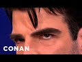 Zachary Quinto Has Serial Killer Eyebrows | CONAN on TBS