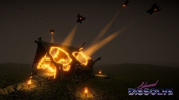 Advanced Dissolve shader for Unity (available on the Asset Store)