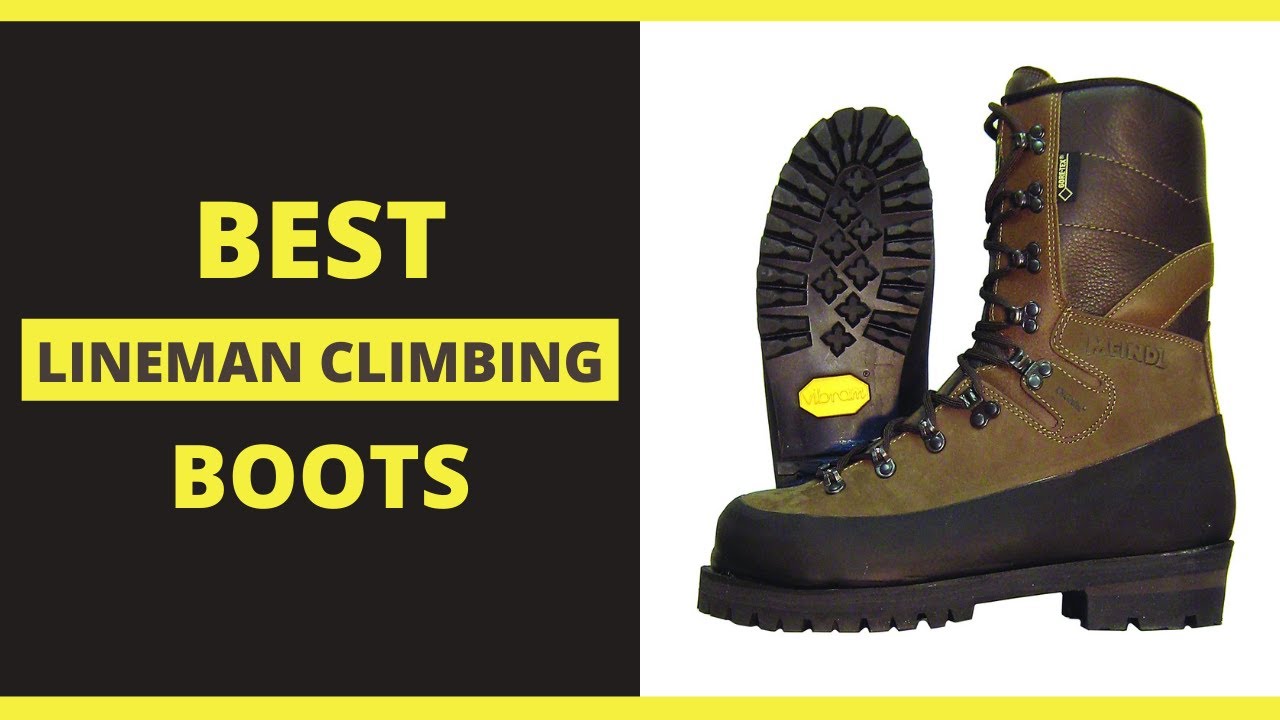Best Lineman Climbing Boots in 2023 - YouTube