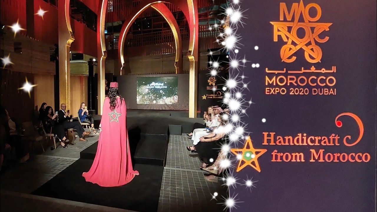الجناح المغربي في اكسبو 2020 يتألق بعرض الأزياء القفطان المغربي