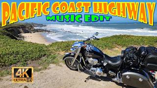 Solo Motorcycle Pacific Coast Highway - Music Edit - Indian Springfield - Indian Motorcycle 4K