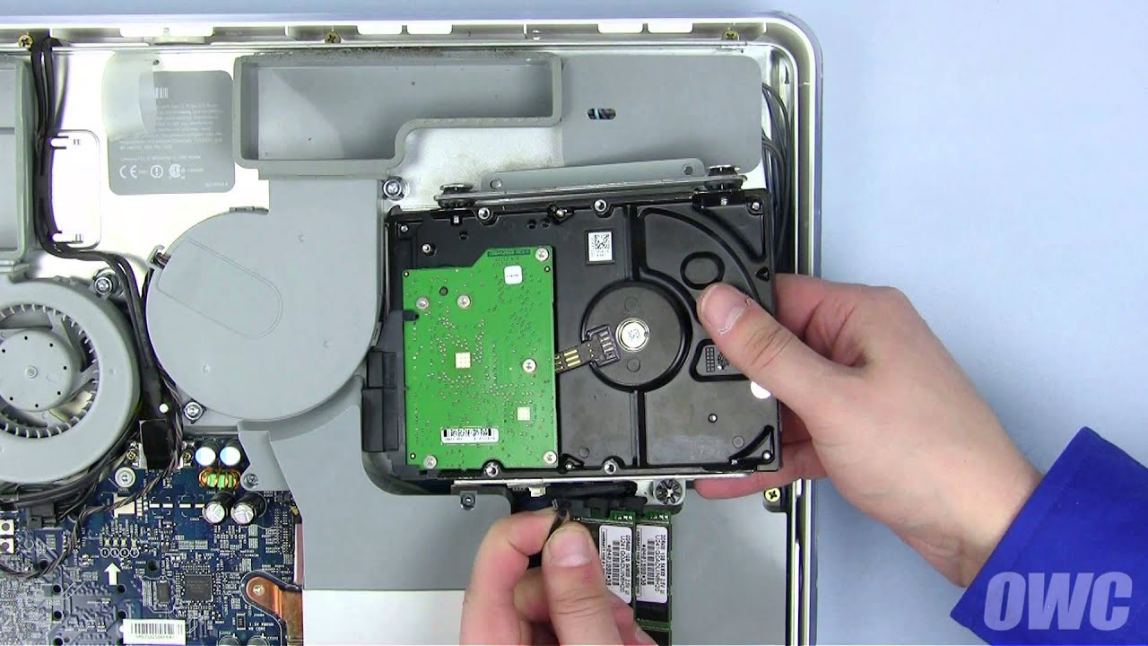 20-inch iMac G5 Hard Drive Installation Video - YouTube