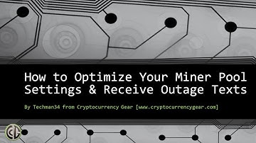 Crypto Mining Pool Settings and Setting Up Free Miner Outage Mobile Text Message Notifications