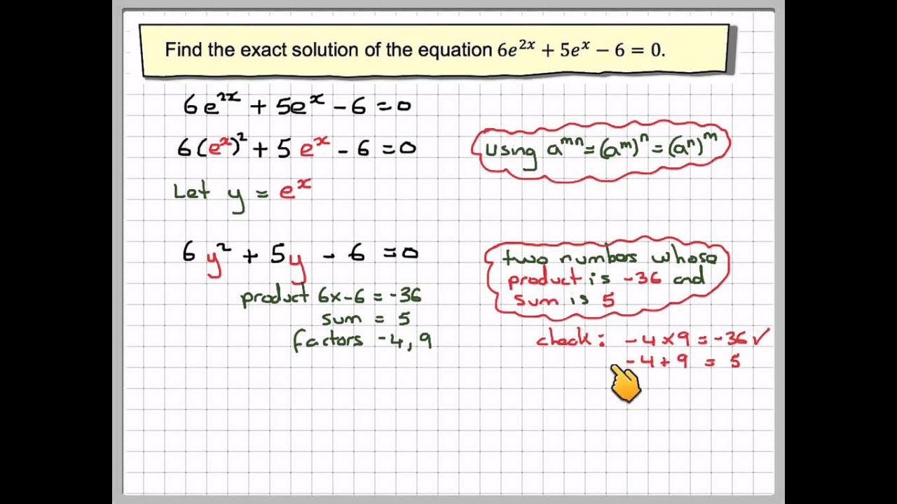 Solving A Disguised Quadratic YouTube solving-a-disguised-quadratic-youtube