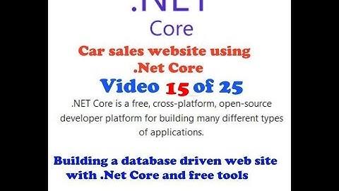 net core video 15  Sorting, filtering, and searching  NET MVC  Core Develop car sales site like eBay