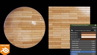 Blender Tutorial | Procedural Wood Floor Material