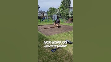 Installing Above Ground Pool..