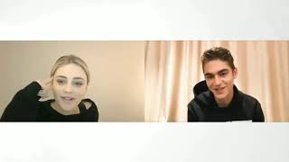 Josephine Langford & Hero Fiennes Tiffin play ' How Well Do You Know Your Co-Star? ' || AWC Movie
