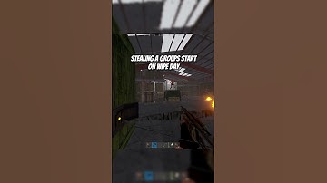 stealing a groups start on wipe day #rust