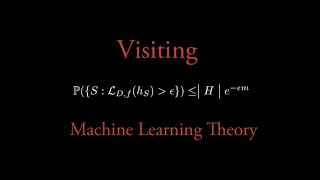 Large Training Samples  | Empirical Risk Minimization | Visiting Machine Learning Theory | Part 1
